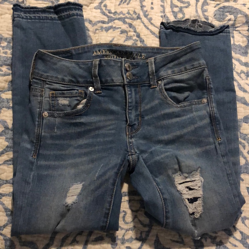 American Eagle Cropped Skinny